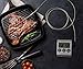 Digital Thermometer with Meat Probe - Oven Safe Instant Read Thermometer, Waterproof Food Thermometer, Cooking & Grilling Temperature Control, Battery-Powered Cooking Thermometer w/Temperature Magnet