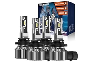 H11 9005 LED Headlight Bulbs Combo,800% Brightness 6500K Cool White H11/H9/H8 9005/HB3 High and Low Beam LED Kit Bulbs, LED H