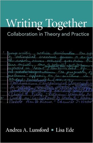  Writing Together Collaboration In Theory And Practice Bedford St Martin S Series In Rhetoric And Position 9780312601782 Lunsford Andrea A Ede Lisa Books