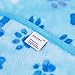 Allisandro Super Soft and Fluffy Premium Flannel Fleece Dog Throw Blanket,Appealing and Cute Paw Prints Equally for Puppy Cat
