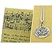 MUSIC PENDANT GIFT BOX w/ BEETHOVEN QUOTE - 