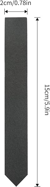 KINGLAKE 20Pcs Slate Plant Labels with Talcum Pen 15x2cm Reusable Garden Markers view 2