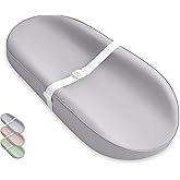 Blissful Diary Vegan Leather Baby Changing Pad with Waterproof & Wipe-Clean PU Cover, Avocado Size Cozy Diaper Changing Pad f