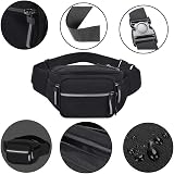 Hongking Bum Bag Waist Fanny Pack 6 Pockets Water Resistant Unisex view 3