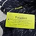 Fitwarm Stylish Dog Pajamas Pet Clothes PJS Coat Jumpsuit Soft Thick Warm Cotton Blue Medium