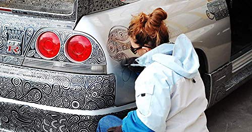 image for Car Paint Marker Pens Auto Writer Yellow - All Surfaces, Windows, Glas