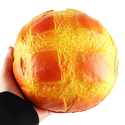 Squishy Toy Jumbo Colossal Pineapple Bun Bread Super Soft Slow Rising Squeeze Toy Relieve Stress Toy Gift New (Yellow)
