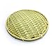 Toogoo Bamboo Round Fruit Plate Handmade Storage Tray Hand Knitting Bread Basket Food Fruit Basket Hotel Hotel Dining Tray Diameter 26cm