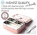 Stainless Steel Lunch Box for Toddlers Kids, Bento Boxes with 3 Metal Compartments for Daycare Pre-School Kindergarten Snack Containers for Lunches (Blue + Pink 2 pack)