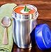 Ecopod 16-Ounce Stainless Steel Insulated Thermos Food Jar, Blue