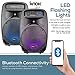 Knox Dual 15″ Speakers, 600 Watt – 8 Piece Portable PA System – Microphone, Tripods, Remote Control – Bluetooth, USB, SD Card, RCA and 1/4″ Inputs – Colorful LED Lightsthumb 4