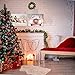 Christmas Lighted LED Canvas Wall Art Set of 2 Led Fiber Optic Lights Winter Holiday Scene Large 17