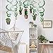Cactus Hanging Ceiling Swirl Decoration(30Pcs Fully-Assembled),Fiesta Party Supplies Cactus Swirls Birthday Party Decorations,Mexican Fiesta Ceiling Decor,Birthday Baby Shower Favor Supplies Decor