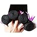 Perstar Straight Hair 3 Bundles Brazilian Virgin Human Hair 8A Grade Hair Extensions Unprocessed Hair weave Bundles(12 14 16, Natural Color)