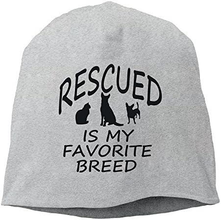 Caryonom Adult Animal Rescue Transport Beanies Skull Ski Cap Hat Ash