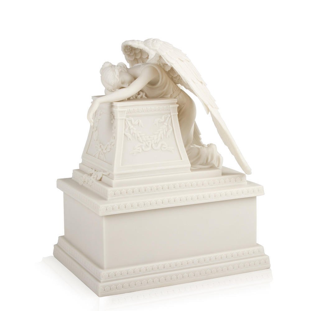 Buy Perfect Memorials White Weeping Angel Cremation Urn Medium Online at desertcartUAE