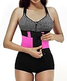 Waist Trainer for Weight Loss Tummy Trimmer Stomach Belt Ab Cincher Corset Girdle L