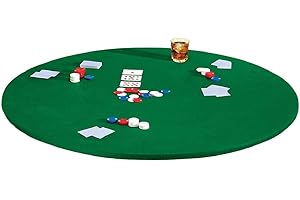 Palos Designs Felt Poker Table Cover - Fits 36"-48" Table