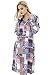 Bearsland Women's Maternity Nursing Dresses Long Sleeve Comfy Breastfeeding Dress with Pockets