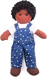 Bigjigs Leon Rag Doll Small My First Dolly 28cm Dress Up Baby Toy