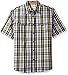 Wrangler Authentics Men's Short Sleeve Canvas Shirt, Anthracite, 2XL