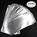 Erlvery DaMain 400 Pieces Resealable Clear Flat Cellophane Bag Plastic Bags Treat Bags Self Sealing Bags for Cookie Candy Bakery Gift (3'' x 7'')