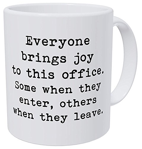 Kiskistonite Everyone Brings Joy To This Office 11 Ounces Funny Coffee
or Tea Mug, Holiday Gift