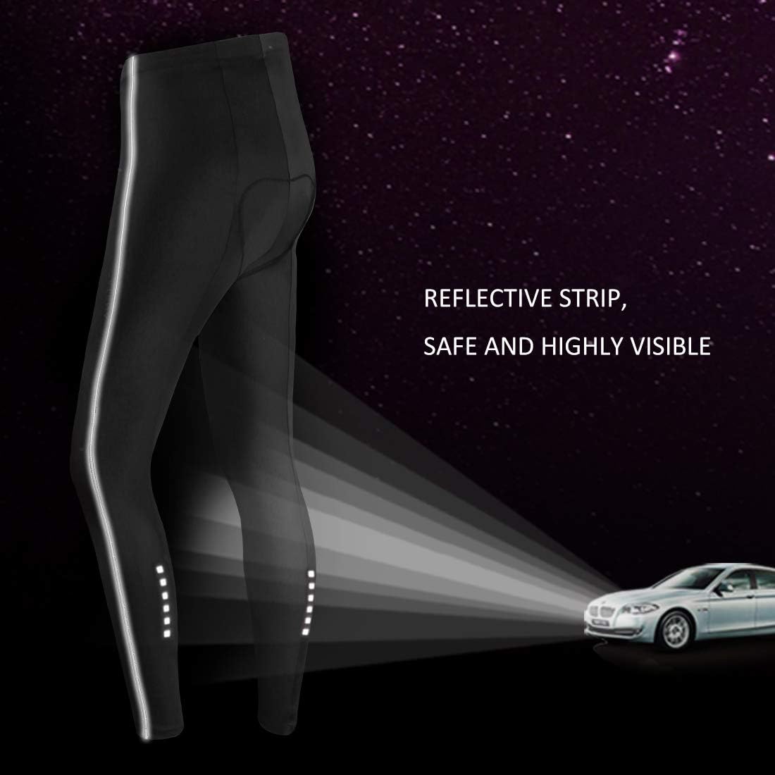CATENA Men's Cycling Tights 3D Padded Bike Pants Compression Breathable Bicycle Trousers: Clothing