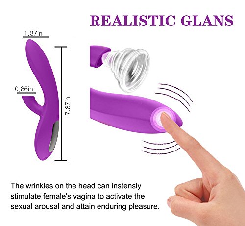 Silicone Massager,USB Rechargeable Massager with 12 Frequency Vibration Modes 12Speeds Sucking, Waterproof Oral Simulation Massage Tool, Tshirt