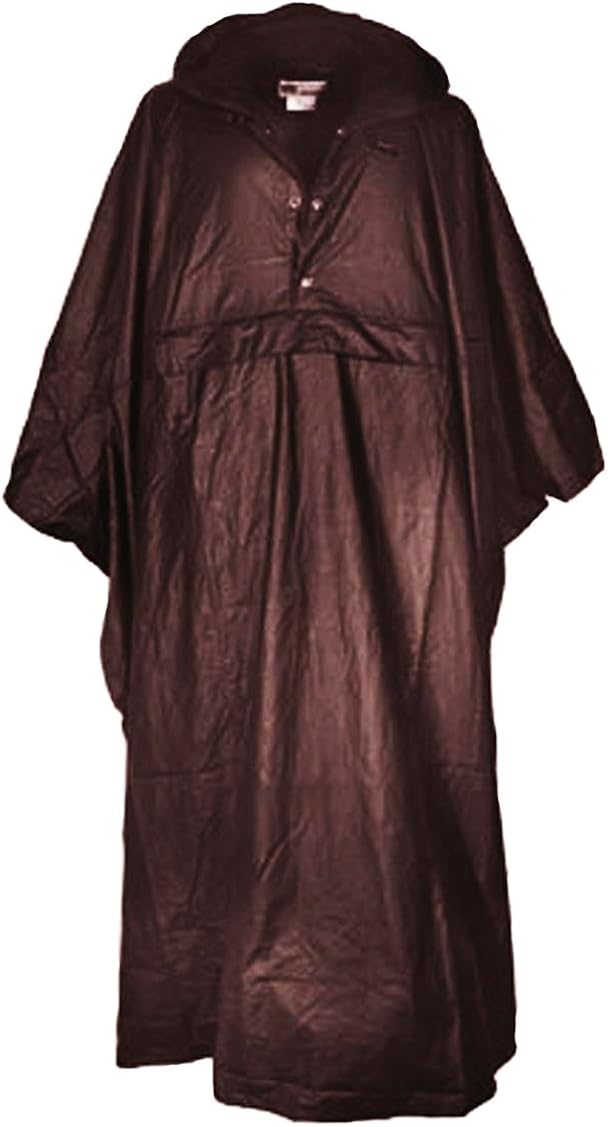 Kakadu Poncho Made from MicroWax Oilskin waterproofed, fits Over All
