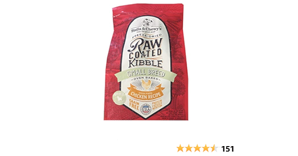 stella & chewy's raw coated kibble small breed