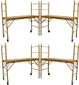 4 Set of 6 feet Multi Purpose Scaffold Rolling Tower Baker-Style Scaffold with U Lock