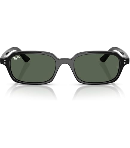 Amazon.com: Ray-Ban RB4441D Sunglasses, Black/Dark Green, 53 mm