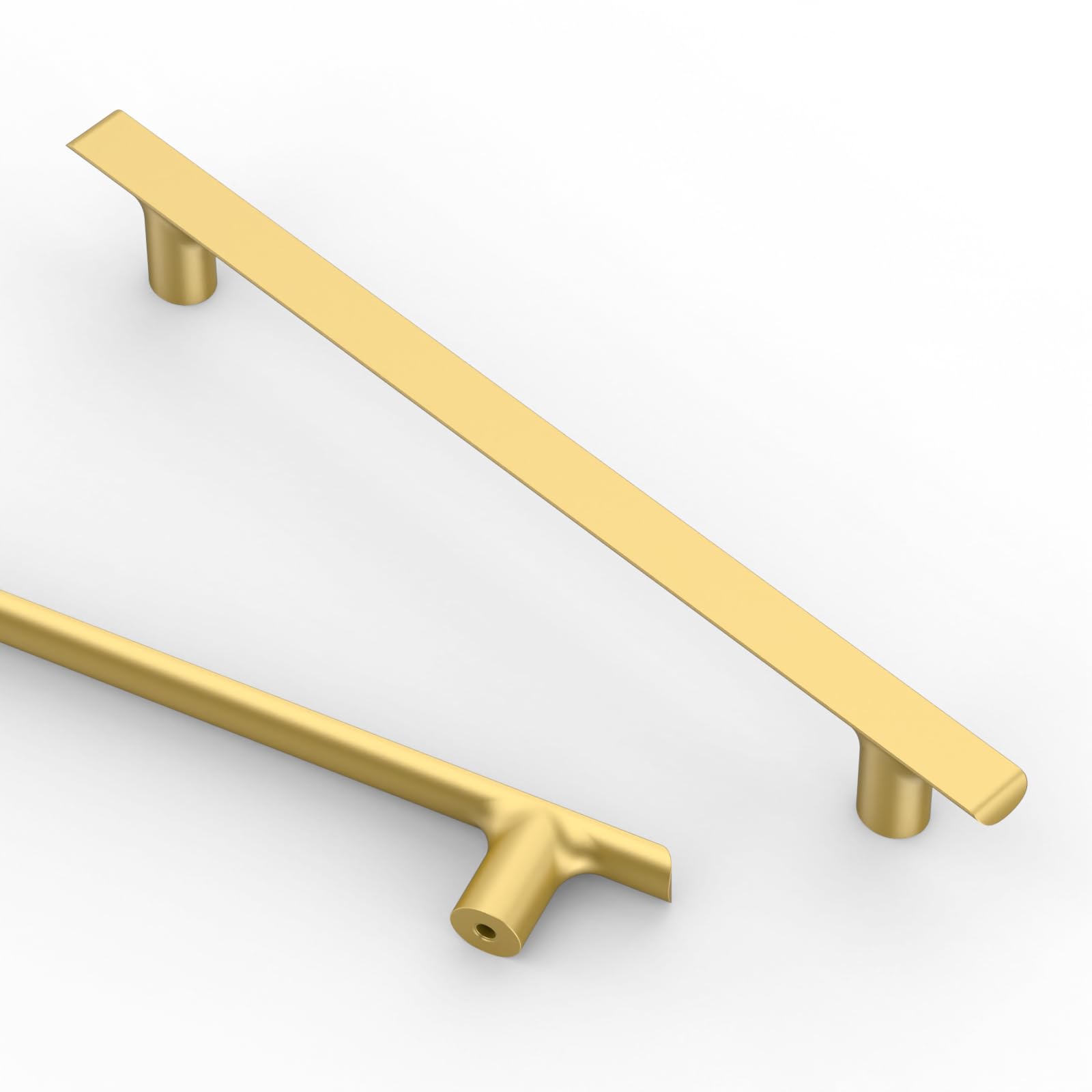 9BUILD 10 Pack 192MM Gold Cabinet Handles - Zinc Alloy-Suitable for Cupboards, Wardrobes, Drawers, Doors & Cabinets-UK0046