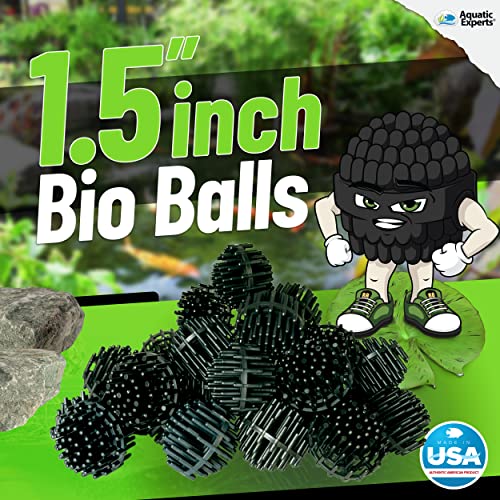 Aquatic Experts Bio Balls Filter Media Bulk 1.5 Inch Bio Balls for