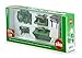 Siku 3658, 5-Piece Front-Loader Accessory Set, 1:32, Green, Suitable for All Tractors with Front Loader at 1:32 Scale