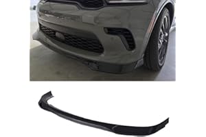 Front Bumper Lip Splitter Spoiler for Dodge Durango 2021-2025 ABS 3pcs, Gloss Black