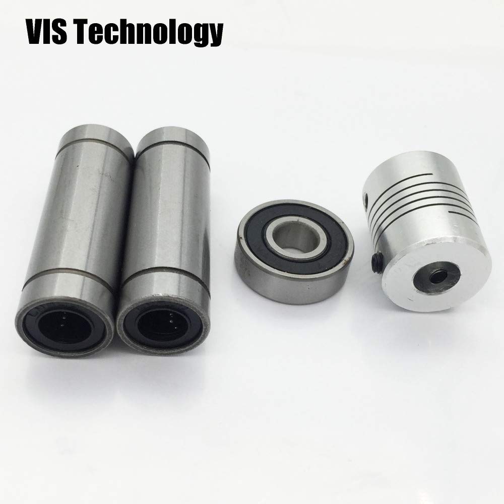 3d Printer 2pcs Lm8luu Linear Ball Bearing 1pc Ball Bearing 608rs 1pc Shaft Coupling 5x8 For Sla Nano Printer Thingiverse Tos Amazon Com Industrial Scientific