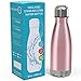 Stainless Steel Water Bottle for Kids (Rose, 12 oz)