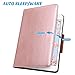 iPad Mini 2 Case, iPad Mini Case, iPad Mini 3 Case, ULAK 360 Degree Rotating Smart Synthetic Leather Stand Case Cover for Apple iPad Mini 1/2/3 with Auto Sleep/Wake Function (Rose Gold)