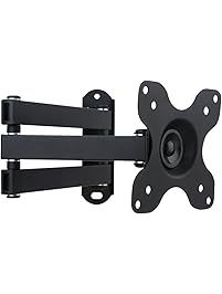 WALI Articulating TV LCD Monitor Wall Mount Full Motion 14" Extension Arm Tilt Swivel for Most 13" 15" 17" 19" 20" 22" 23" 24" 26" 27" 30" LED TV Flat Panel Screen with VESA 100x100,75x75 WL-1330LM