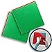 Creative QT MakerBase, Green, 2 Pack, 10”x10” Peel-and-Stick Toy Building Blocks Stackable Baseplates - Baseplate for Play Tables, Walls, and More - Compatible with All Major Brick Brands
