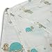 Baby Muslin Swaddle Blankets - Educational, 100% Soft Cotton 3 Pack, Swaddle and Receiving Blankets, Perfect Baby Shower Gift, with Mini Story of Amu the Turtle and Joie the Rabbit Racing