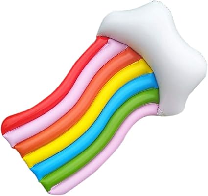 Amazon Com Lafuncosa Inflatable Rainbow Pool Floats For Adults