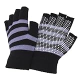Ladies/Womens Fingerless Magic Gloves with Grip