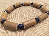 Hazelwood Baltic Amber Bracelet 8 Inch Adult Stretch Rose Pink Quartz, Raw or Polished Honey Baltic Amber, Cherry, Lapis Lazuli for ADHD, Black Onyx, Brown Honey Yellow for adult, big kid, boy, girl, for Gut issues; Eczema, Colic, Reflux, GERD, heartburn, and ulcers.. 8 inches Hazel wood (8