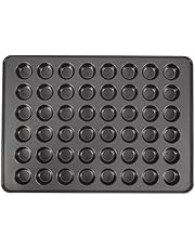 Wilton Perfect Results Non-Stick Mega Mini Cupcake, 48-cup Muffin Pan, black