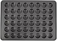 Wilton Perfect Results Non-Stick Mega Mini Cupcake, 48-cup Muffin Pan, black