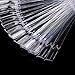 32Pcs Nail Art False Tips Sticks Polish Practice Display Fan Board Design Tool