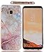 Spevert Galaxy S8 Plus Case, Marble Pattern Hybrid Hard Back Soft TPU Raised Edge Ultra-Thin Shock Absorption Slim Protective Cover Case for Samsung Galaxy S8 Plus/S8+ (Colorful)